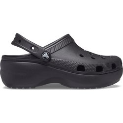 Klassische Clogs mit Plattform Damen Crocs