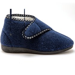 Damen gefütterte Stiefeletten mit Klettverschluss Pédiconfort