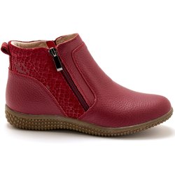 Damen Stiefeletten mit doppeltem Reißverschluss und luftgepolsterter Sohle Pédiconfort