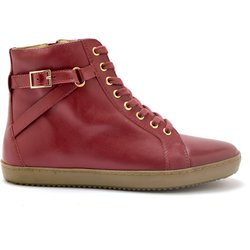 Damen High-Top Sneakers mit Reißverschluss und Schnürsenkeln Pédiconfort