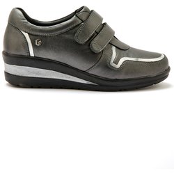 Damen-Sneaker mit Klettverschluss und Luftsohle Pédiconfort