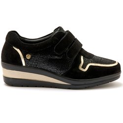 Damen-Sneaker mit Klettverschluss und Luftsohle Pédiconfort
