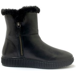 Damen Booties mit doppeltem Reißverschluss und herausnehmbarer Sohle Pédiconfort