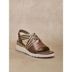 Kreuzband-Sandalen mit Klettverschluss für Damen Pédiconfort