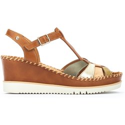 Damen Keilsandalen aus Leder Pikolinos Aguadulce
