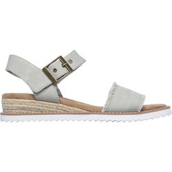 Keil-Sandalen für Damen Skechers Bobs Desert Kiss Adobe Princess