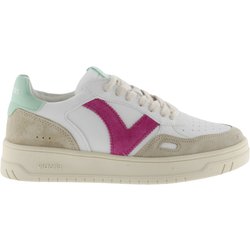 Niedrige Sneakers mit Ledereffekt für Damen Victoria