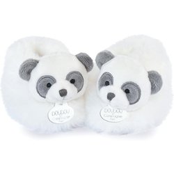 Babyschuhe mit Rassel Doudou & compagnie Unicef - Panda Roux