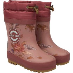 Kindergummistiefel mit winterlichen Verzierungen Mikk-Line