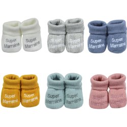 Babyschuhe Trois Kilos Sept Super Parrain/Marraine (x6)