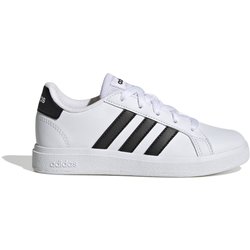Sneakers mit Schnürsenkeln groß kurz Kind adidas