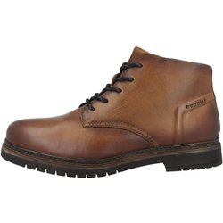 Schnürstiefeletten Bugatti cognac/cognac