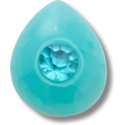 Jibbitz Crocs Aquamarine March Birthstone Collection