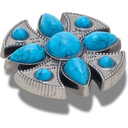 Jibbitz Crocs SMT Turquoise Emblem
