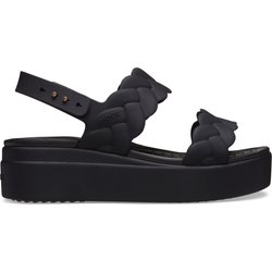 Keil-Sandalen für Damen Crocs Brooklyn Woven Upper LW