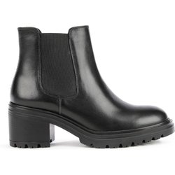 Stiefeletten aus Leder und elastischem Nylon für Damen Geox Damiana