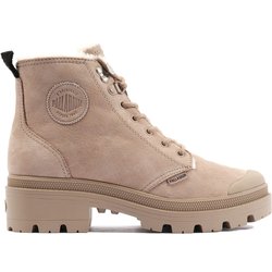 Damen Stiefeletten Palladium Pallabase Nubuck Zip Wl