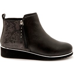 Damen Stiefeletten mit Doppelreißverschluss Pédiconfort