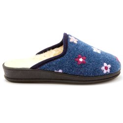 Wolle gefütterte Damen-Mules Pédiconfort