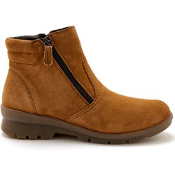 Reißverschluss-Stiefel aus Leder Pédiconfort