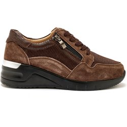 Damen Sneakers mit Reißverschluss und Air-Sohle Pédiconfort