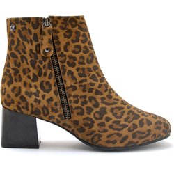 Damen Ankle Boots mit doppeltem Reißverschluss Pédiconfort