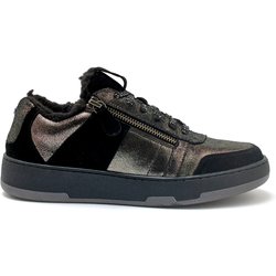 Leder-Sneaker mit Wollfutter für Damen Pédiconfort