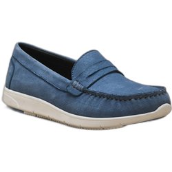 Damen Wildleder Mokassins Pédiconfort