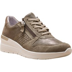 Reißverschluss-Trainers für breite Füße Damen Pédiconfort