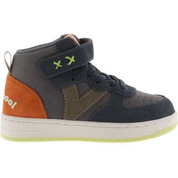 Sneakers in Lederoptik mit elastischer Kordel, Baby Victoria Tiempo