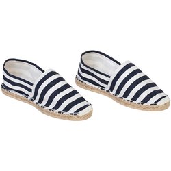 Gestreifte Espadrilles WDK Partner