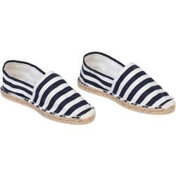 Gestreifte Espadrilles WDK Partner