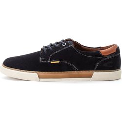 camel active Teilperforierter Sneaker aus weichem Veloursleder