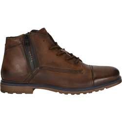 Bugatti Warm gefütterte Mid Top-Boots aus Leder mit Zip