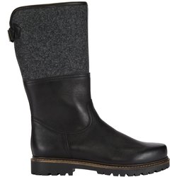 Dirndl+bua Maronibrater-Stiefel mit Filz-Besatz und Lammfell-Futter in 7