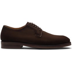 Magnanni Schnürschuhe in Derby-Form aus Veloursleder mit Flex-Sohle in 40