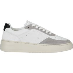 Copenhagen Teilperforierter Sneaker mit Plateausohle und Veloursleder-Overlays in 40
