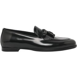 Schuhe & Handwerk Penny Loafer aus poliertem Glattleder in 39