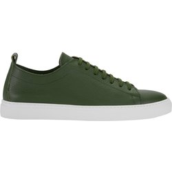 Hirmer Low Top-Sneaker aus genarbtem Leder in 42