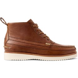 Polo Ralph Lauren Knöchelhohe Ranger-Boots aus Glattleder mit Steppnaht und Zuglasche in 7