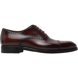 Magnanni Handgefertigter Oxford-Schnürer in Budapester Stil aus Glattleder in 41