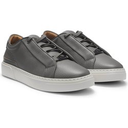 BOSS Sneaker Gary aus genarbtem Leder in 42