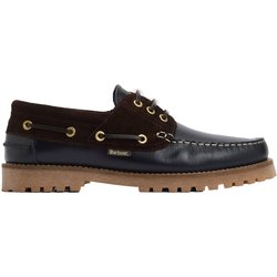 Barbour Re-Engineered Bootsschuhe Deck aus Glattleder in 6