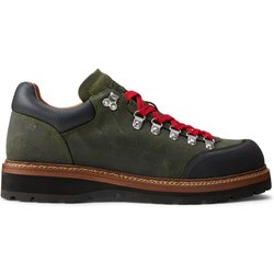 Polo Ralph Lauren Robuste Low Top Boots aus Rauleder mit Metallösen und Profilsohle in 41