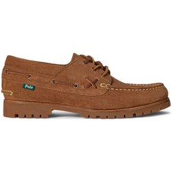 Polo Ralph Lauren Bootsschuhe aus Veloursleder mit Blockabsatz und Profilsohle in 41