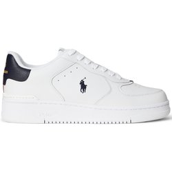 Polo Ralph Lauren Low Top Sneaker mit Nappaleder-Details und Poloreiter-Stickerei in 8