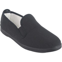 Bienve Schuhe 102 schwarzes Kunfu-Canvas