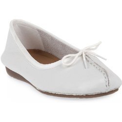 Clarks Ballerinas FRECKLE ICE WHITE