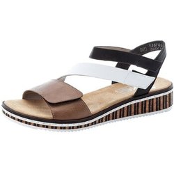 Rieker Sandalen Sandaletten Sandalette bis 30mm Absatz V3670-64