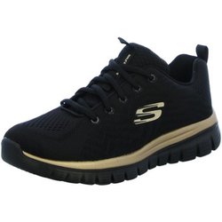 Skechers Halbschuhe Schnuerschuhe Schnürhalbschuh Graceful-get Connected 12615/BKRG